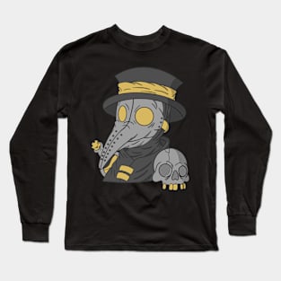 Plague Doctor (Gold Eyes) Long Sleeve T-Shirt